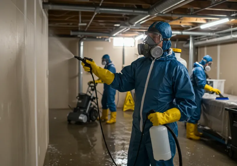 Basement Sanitization and Antimicrobial Treatment process in Mead Valley, CA